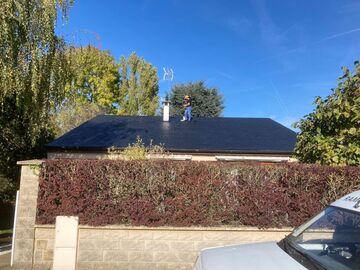 Nettoyage de toiture et de cheminée remise en peinture secteur Othis