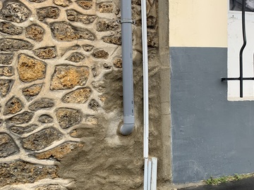 Maçonnerie bas de façade, secteur Pantin