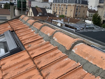 Maçonnerie faîtage Paris, Porte des Lilas