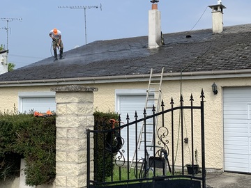 Traitement peinture de toiture à Othis