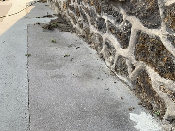 Maçonnerie bas de façade à Pantin paris