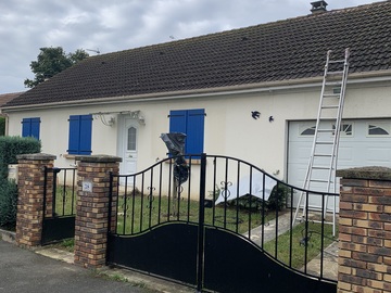 Nettoyage de toiture au Karcher