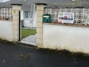 Nettoyage de muret à Othis