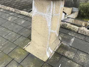 Rénovation et remise en peinture de cheminée à Othis