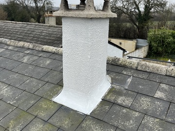 Rénovation et remise en peinture de cheminée à Othis
